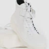 Royal RepubliQ Seven20 High Cut Strap Shoes White