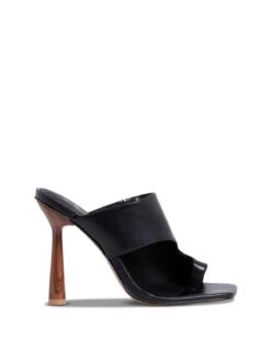 Saint Black 11cm Heel