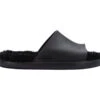 Melissa Fluffy Slide - Black