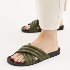 Tide Cross Padded Cactus Leather Green -Melissa Sales Store PHYKMdQjdVcoj76mV DC tLWA 31808.1710933922