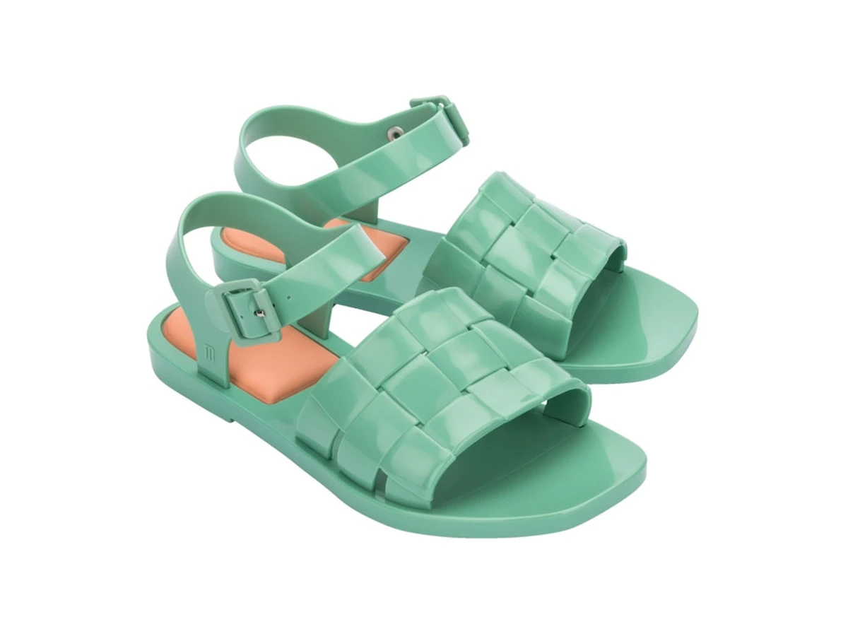 Melissa Basket Sandal - Green/Orange 2 Melissa Basket Sandal - Green/Orange - Image 2